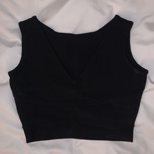 Black tight tank